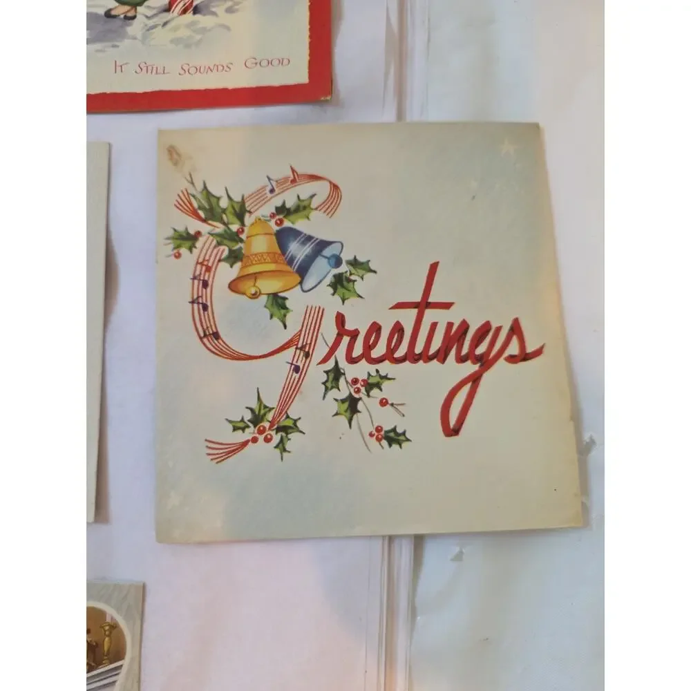 Lot Of 20 Vintage Christmas Cards Used Norcross Hallmark